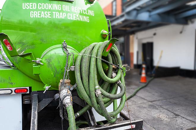 commercial kitchen waste being pumped out in Westlake, OH